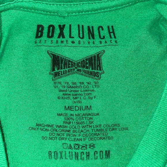 Box lunch rare shirt M - my hero acadamia x hello kitty - Picture 3 of 3
